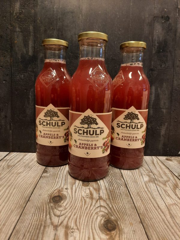Schulp appel cranberrysap Hugo Bogers Boerderijwinkel