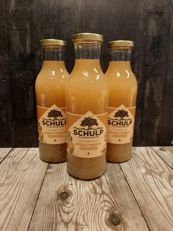 Schulp appel, peren gember sap Hugo Bogers Boerderijwinkel