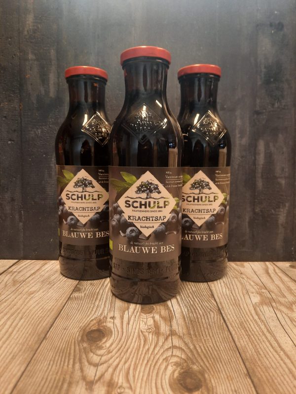 Schulp krachtsap blauwe bessen Hugo Bogers Boerderijwinkel